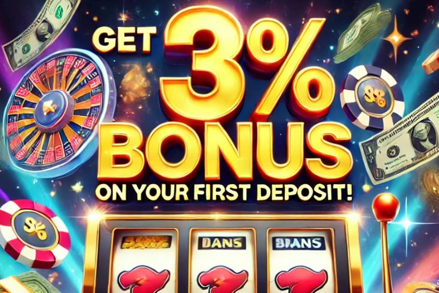 Fortunes Edge Casino Welcome Bonus - 3% cashback