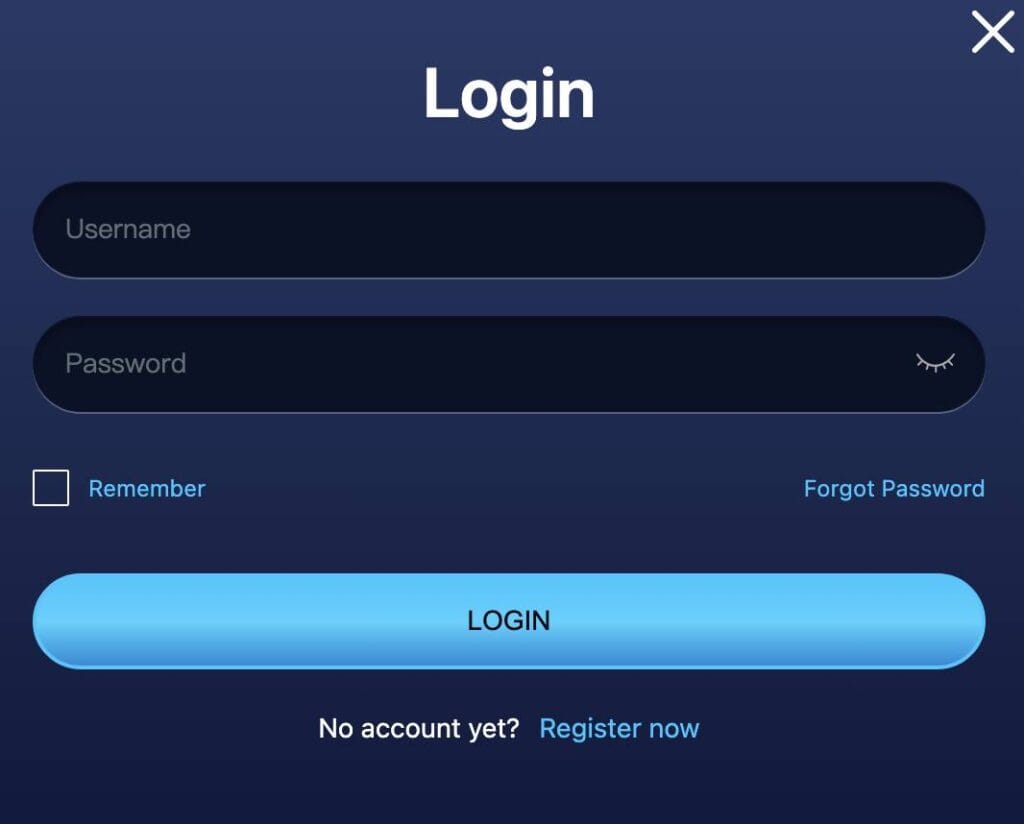 Fortunes Edge Login Form